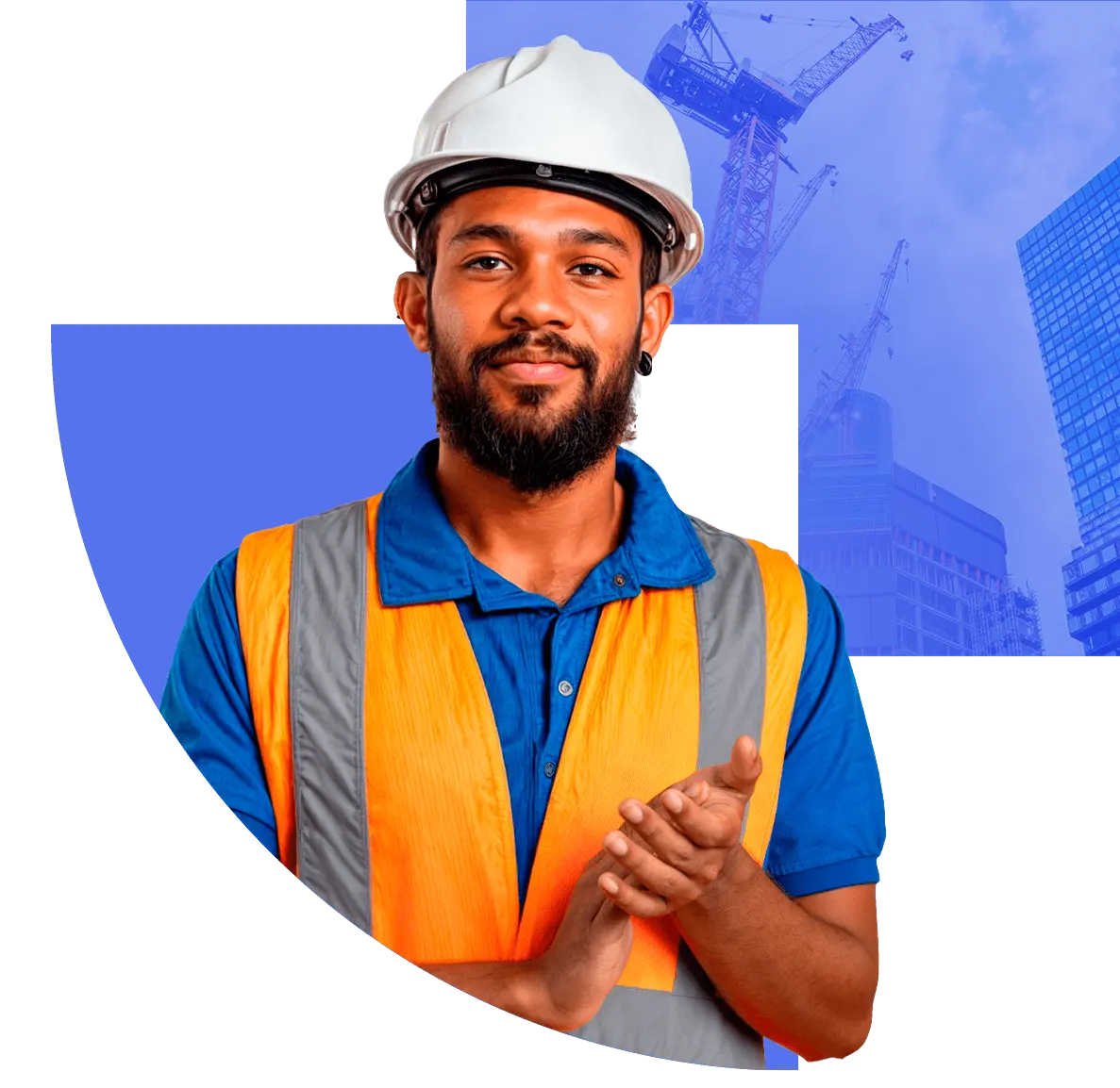 Imagem de trabalhador da construção civil